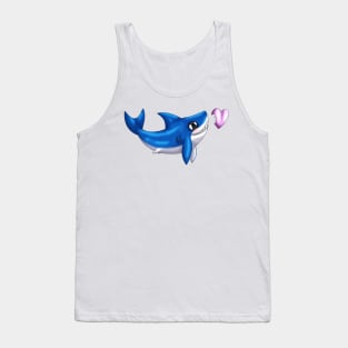 Shark Bites! (Navy) Tank Top